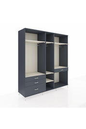 Kronos Dolap 7 Raflı 4 Çekmeceli 3 Askılı 220x59x243 - S784M057V14C