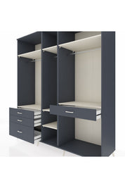 Kronos Dolap 7 Raflı 4 Çekmeceli 3 Askılı 220x59x243 - S784M057V14C