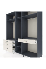 Kronos Dolap 7 Raflı 4 Çekmeceli 3 Askılı 220x59x243 - S784M057V16C