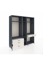 Kronos Dolap 7 Raflı 4 Çekmeceli 3 Askılı 220x59x243 - S784M057V16C
