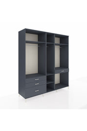 Kronos Dolap 7 Raflı 4 Çekmeceli 3 Askılı 220x59x243 - S784M057V17C