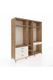 Kronos Dolap 7 Raflı 4 Çekmeceli 3 Askılı 220x59x243 - S784M057V19C