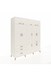 Kronos Dolap 8 Raflı 4 Çekmeceli 3 Askılı 220x59x243 Aytaşı-Aytaşı/Aytaşı