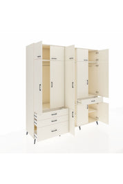 Kronos Dolap 8 Raflı 4 Çekmeceli 3 Askılı 220x59x243 Aytaşı-Aytaşı/Aytaşı
