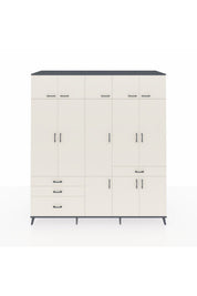 Kronos Dolap 8 Raflı 4 Çekmeceli 3 Askılı 220x59x243 - S784M058V13C