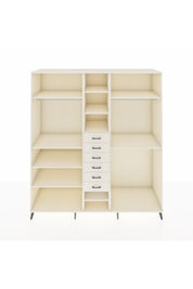 Kronos Dolap 10 Raflı 6 Çekmeceli 3 Askılı 220x59x243 Aytaşı-Aytaşı/Aytaşı