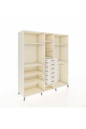 Kronos Dolap 10 Raflı 6 Çekmeceli 3 Askılı 220x59x243 Aytaşı-Aytaşı/Aytaşı