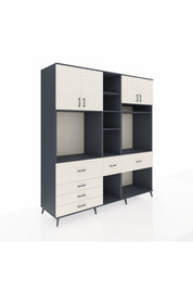 Kronos Dolap 11 Raflı 6 Çekmeceli 4 Kapaklı 220x59x243 - S784M062V13C