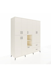 Kronos Dolap 12 Raflı 2 Çekmeceli Tek Askılı 220x59x243 - S784M063V04C