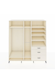 Kronos Dolap 9 Raflı 3 Çekmeceli 3 Askılı 220x59x243 Aytaşı-Aytaşı/Aytaşı