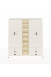 Hyperion Dolap 13 Raflı 6 Çekmeceli 2 Askılı 220x44x243 - S553M002V04B