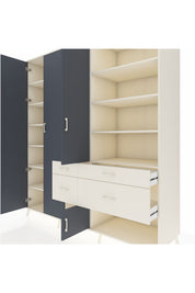 Kronos Dolap 14 Raflı 4 Çekmeceli 4 Kapaklı 220x59x243 - S784M068V07C