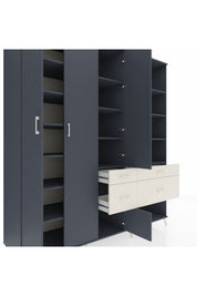 Kronos Dolap 14 Raflı 4 Çekmeceli 4 Kapaklı 220x59x243 - S784M068V16C