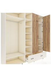 Kronos Dolap 12 Raflı 2 Çekmeceli 2 Askılı 220x59x243 - S784M072V01C