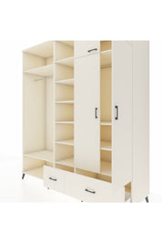 Kronos Dolap 12 Raflı 2 Çekmeceli 2 Askılı 220x59x243 - S784M072V04C