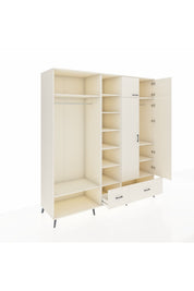 Kronos Dolap 12 Raflı 2 Çekmeceli 2 Askılı 220x59x243 - S784M072V04C