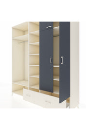 Kronos Dolap 12 Raflı 2 Çekmeceli 2 Askılı 220x59x243 - S784M072V07C