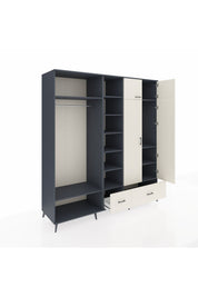 Kronos Dolap 12 Raflı 2 Çekmeceli 2 Askılı 220x59x243 - S784M072V13C