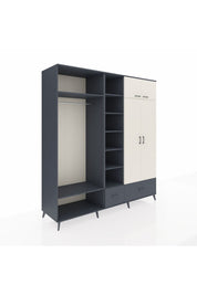 Kronos Dolap 12 Raflı 2 Çekmeceli 2 Askılı 220x59x243 - S784M072V14C