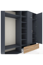 Kronos Dolap 12 Raflı 2 Çekmeceli 2 Askılı 220x59x243 - S784M072V18C