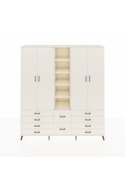 Hyperion Dolap 9 Raflı 10 Çekmeceli 2 Askılı 220x44x243 Aytaşı-Aytaşı/Aytaşı