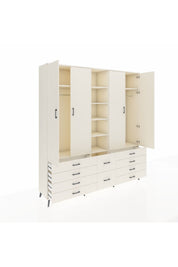 Hyperion Dolap 9 Raflı 10 Çekmeceli 2 Askılı 220x44x243 Aytaşı-Aytaşı/Aytaşı