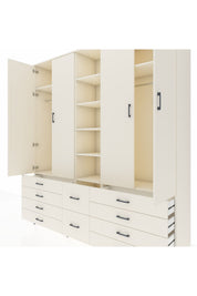 Hyperion Dolap 9 Raflı 10 Çekmeceli 2 Askılı 220x44x243 Aytaşı-Aytaşı/Aytaşı