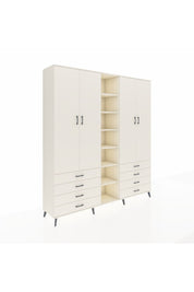 Hyperion Dolap 10 Raflı 8 Çekmeceli 2 Askılı 220x44x243 Aytaşı-Aytaşı/Aytaşı