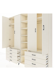 Hyperion Dolap 10 Raflı 8 Çekmeceli 2 Askılı 220x44x243 Aytaşı-Aytaşı/Aytaşı