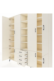 Hyperion Dolap 17 Raflı 4 Çekmeceli 8 Kapaklı 220x44x243 Aytaşı-Aytaşı/Aytaşı