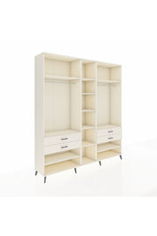 Hyperion Dolap 11 Raflı 4 Çekmeceli 2 Askılı 220x44x243 Aytaşı-Aytaşı/Aytaşı