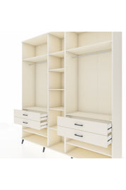 Hyperion Dolap 11 Raflı 4 Çekmeceli 2 Askılı 220x44x243 Aytaşı-Aytaşı/Aytaşı