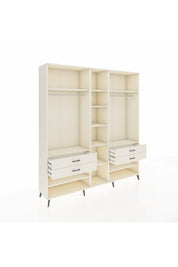 Hyperion Dolap 11 Raflı 4 Çekmeceli 2 Askılı 220x44x243 Aytaşı-Aytaşı/Aytaşı