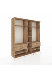 Hyperion Dolap 11 Raflı 4 Çekmeceli 2 Askılı 220x44x243 - S553M006V21B