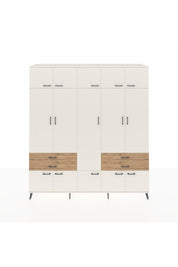 Hyperion Dolap 11 Raflı 4 Çekmeceli 2 Askılı 220x44x243 Aytaşı-Aytaşı/Çam