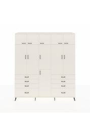 Hyperion Dolap 8 Raflı 8 Çekmeceli 3 Askılı 220x44x243 Aytaşı-Aytaşı/Aytaşı