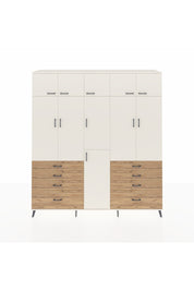 Hyperion Dolap 8 Raflı 8 Çekmeceli 3 Askılı 220x44x243 Aytaşı-Aytaşı/Çam