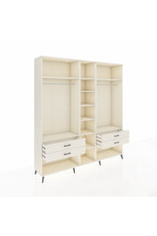 Hyperion Dolap 10 Raflı 4 Çekmeceli 2 Askılı 220x44x243 Aytaşı-Aytaşı/Aytaşı