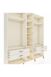 Hyperion Dolap 10 Raflı 4 Çekmeceli 2 Askılı 220x44x243 Aytaşı-Aytaşı/Aytaşı