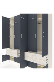 Hyperion Dolap 12 Raflı 4 Çekmeceli 2 Askılı 220x44x243 - S553M011V07B