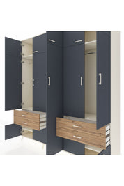 Hyperion Dolap 12 Raflı 4 Çekmeceli 2 Askılı 220x44x243 - S553M011V09B