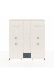 Hyperion Dolap 10 Raflı 2 Çekmeceli 4 Askılı 220x44x243 Aytaşı-Aytaşı/Antrasit