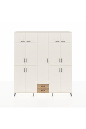 Hyperion Dolap 10 Raflı 2 Çekmeceli 4 Askılı 220x44x243 Aytaşı-Aytaşı/Çam