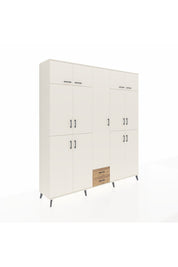 Hyperion Dolap 10 Raflı 2 Çekmeceli 4 Askılı 220x44x243 Aytaşı-Aytaşı/Çam