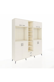 Hyperion Dolap 14 Raflı 2 Çekmeceli 2 Askılı 220x44x243 - S553M013V04B