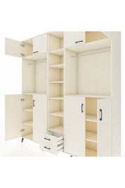 Hyperion Dolap 14 Raflı 2 Çekmeceli 2 Askılı 220x44x243 - S553M013V04B