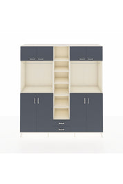 Hyperion Dolap 14 Raflı 2 Çekmeceli 2 Askılı 220x44x243 - S553M013V08B