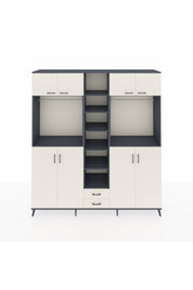 Hyperion Dolap 14 Raflı 2 Çekmeceli 2 Askılı 220x44x243 - S553M013V13B