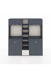 Hyperion Dolap 14 Raflı 2 Çekmeceli 2 Askılı 220x44x243 - S553M013V16B