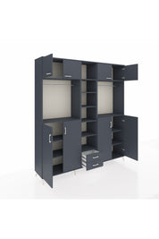 Hyperion Dolap 14 Raflı 2 Çekmeceli 2 Askılı 220x44x243 - S553M013V17B